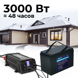 Система резервного питания LiFePO4PRO Стандарт 3000 / 48