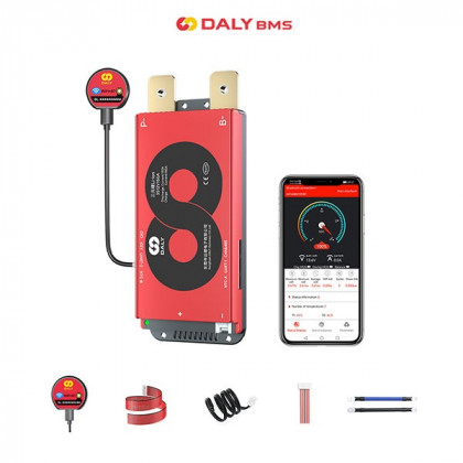  Плата BMS Daly Smart 8S 24V 150A Bluetooth для LiFePO4